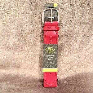 NWT Red Unisex Adult Baseball/ Softball belt